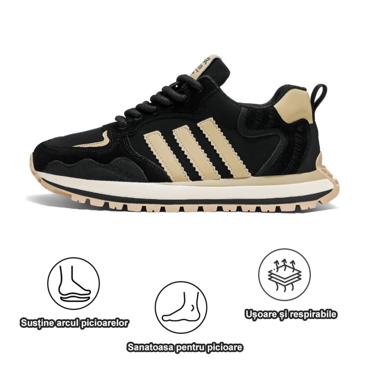 【⏰50% reducere astăzi - Nu ratați】Încălțăminte ortopedică cu design ergonomic - impermeabilă și antiderapantă💧 Piele întoarsă premium + cusută manual 👞Potrivită pentru plimbări lungi✅️