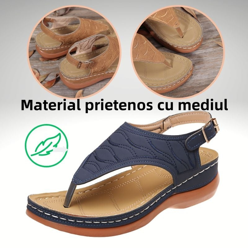 🔥 Reducere de 50% pentru timp limitat - ⏰ Sandale confortabile de vară - Ameliorează durerile de picioare și spate - Proiectate ergonomic