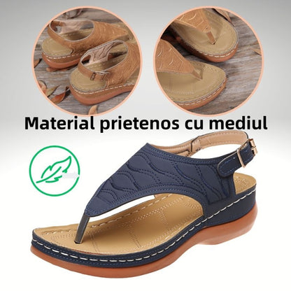 🔥 Reducere de 50% pentru timp limitat - ⏰ Sandale confortabile de vară - Ameliorează durerile de picioare și spate - Proiectate ergonomic
