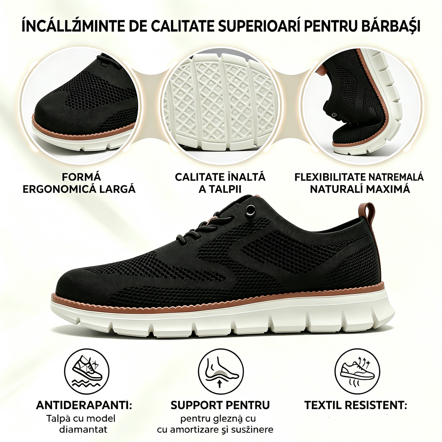 🔥 Oferta specială de azi: 50% reducere! ⏰ Mocasini respirabili și antiderapanți! Cu suport pentru bolta plantară și talpă intermediară amortizată, spune adio durerilor de picioare.