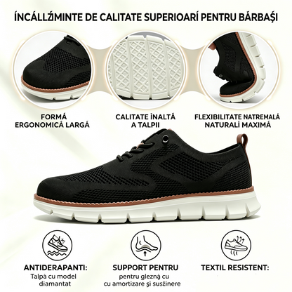 🔥 Oferta specială de azi: 50% reducere! ⏰ Mocasini respirabili și antiderapanți! Cu suport pentru bolta plantară și talpă intermediară amortizată, spune adio durerilor de picioare.