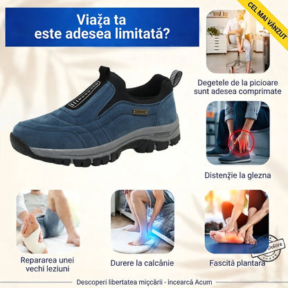 🔷50% reducere astăzi - Nu ratați! ⬛Pantofi ortopedici din piele întoarsă recent concepuți, moi, confortabili, impermeabili și antiderapanți 🦶 Ameliorează durerile de picioare