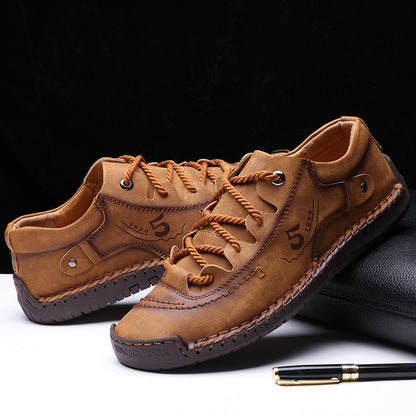 【🔥50% reducere astăzi - nu o ratați】 Pantofi ortopedici cu design ergonomic - piele de înaltă calitate + cusut manual 👞