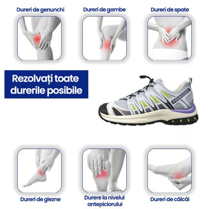 [🔥 50% reducere astăzi - nu o ratați] Pantofi de mers cu design ergonomic, de la o marcă franceză 👞Cusuți manual - impermeabili și antiderapanți ✅ Suport pentru arcul plantar pentru mers confortabil