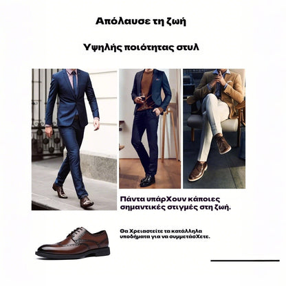 🎁Hoje com 50% de desconto✅Sapatos em pele de alta qualidade - Alivia as dores nas articulações 👞 Caminhada confortável