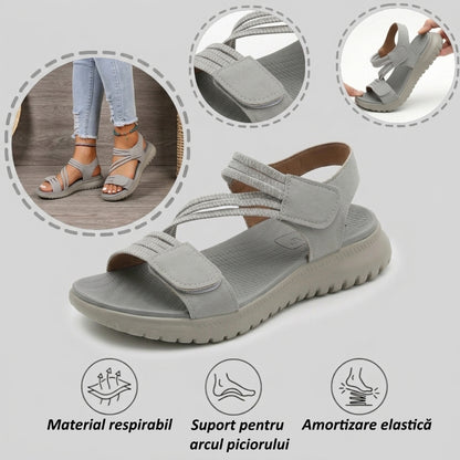 ⏰Ultima zi cu reducere de 70% - Nu rata ocazia!✅️Sandale confortabile cu suport pentru bolta plantară - Design ergonomic