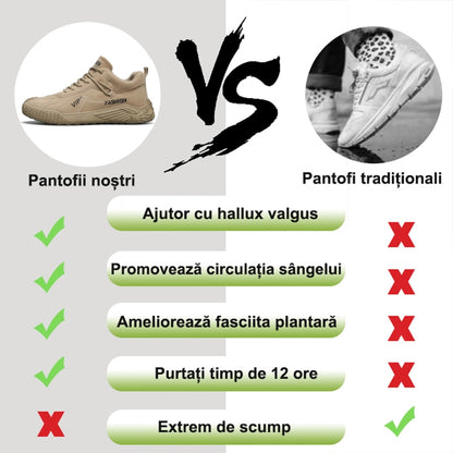 [⏰Astăzi reducere 50% - Nu ratați] Pantofi ortopedici cu design ergonomic - Piele premium + cusuți manual 👞