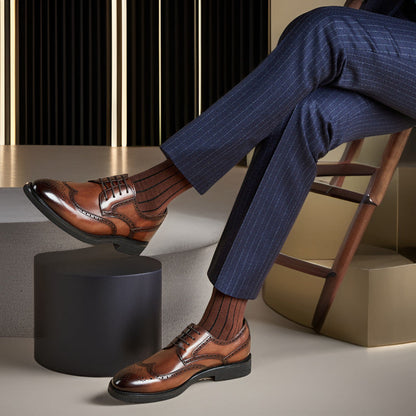 🎁Hoje com 50% de desconto✅Sapatos em pele de alta qualidade - Alivia as dores nas articulações 👞 Caminhada confortável