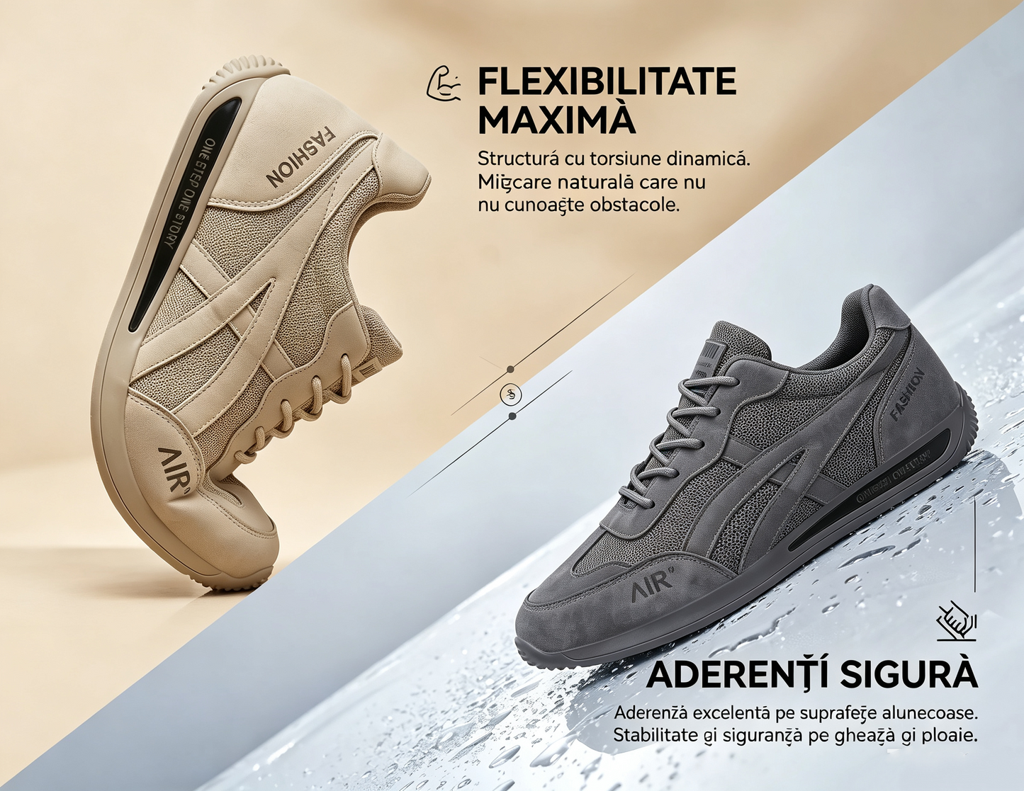 🔥 Oferta specială de astăzi cu o reducere de 50%🎁 Pantofi ortopedici de mers pe jos pentru bărbați ✅ Respirabili și antiderapanți - Spune adio durerilor de picioare și bucură-te de confort pe tot parcursul zilei!