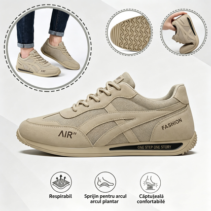 🔥 Oferta specială de astăzi cu o reducere de 50%🎁 Pantofi ortopedici de mers pe jos pentru bărbați ✅ Respirabili și antiderapanți - Spune adio durerilor de picioare și bucură-te de confort pe tot parcursul zilei!