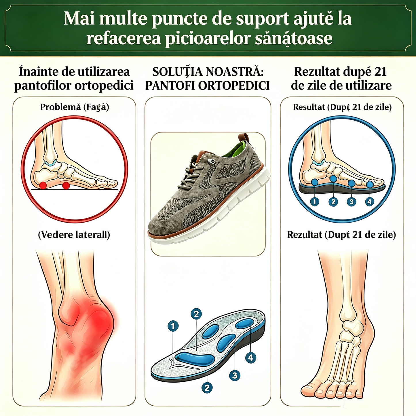 🔥 Oferta specială de azi: 50% reducere! ⏰ Mocasini respirabili și antiderapanți! Cu suport pentru bolta plantară și talpă intermediară amortizată, spune adio durerilor de picioare.