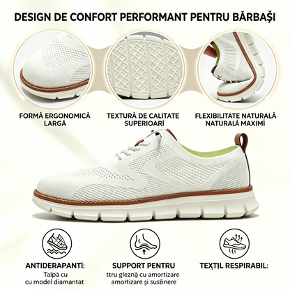 🔥 Oferta specială de azi: 50% reducere! ⏰ Mocasini respirabili și antiderapanți! Cu suport pentru bolta plantară și talpă intermediară amortizată, spune adio durerilor de picioare.