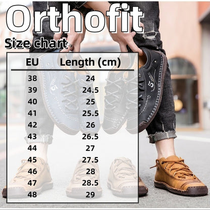 【🔥50% reducere astăzi - nu o ratați】 Pantofi ortopedici cu design ergonomic - piele de înaltă calitate + cusut manual 👞