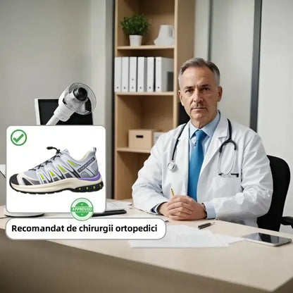 [🔥 50% reducere astăzi - nu o ratați] Pantofi de mers cu design ergonomic, de la o marcă franceză 👞Cusuți manual - impermeabili și antiderapanți ✅ Suport pentru arcul plantar pentru mers confortabil