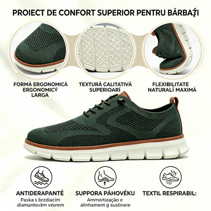 🔥 Oferta specială de azi: 50% reducere! ⏰ Mocasini respirabili și antiderapanți! Cu suport pentru bolta plantară și talpă intermediară amortizată, spune adio durerilor de picioare.