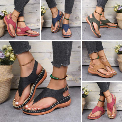 🔥 Reducere de 50% pentru timp limitat - ⏰ Sandale confortabile de vară - Ameliorează durerile de picioare și spate - Proiectate ergonomic