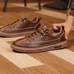 【🎁 70% reducere astăzi - Nu ratați!】Pantofi ortopedici din piele naturală, cu design ergonomic👞 - Ameliorează eficient durerile de picioare și fasciita plantară. Potriviti pentru plimbări lungi✅️