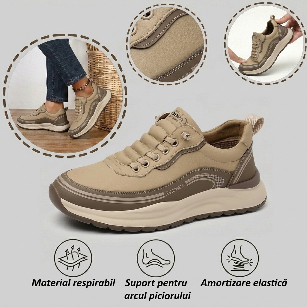 ⏰70% reducere astăzi - Nu ratați! Pantofi ortopedici cu design ergonomic, impermeabili și antiderapanți, confecționați manual din piele premium. 👞