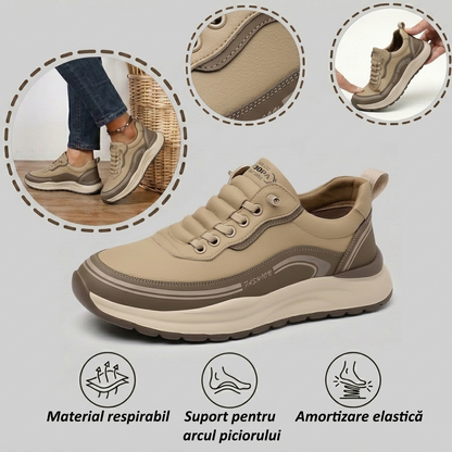 ⏰70% reducere astăzi - Nu ratați! Pantofi ortopedici cu design ergonomic, impermeabili și antiderapanți, confecționați manual din piele premium. 👞