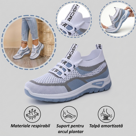 【🎁Ultima zi pentru o reducere de 50%, nu ratați!】Încălțăminte ortopedică ergonomică cu suport pentru arcul plantar✅️, care face mersul fără durere👞