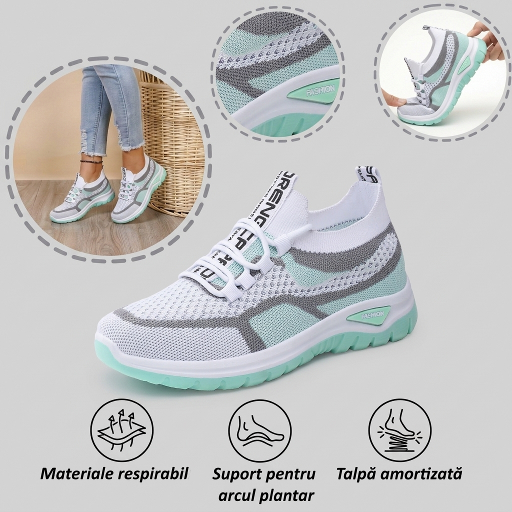 【🎁Ultima zi pentru o reducere de 70%, nu ratați!】Încălțăminte ortopedică ergonomică cu suport pentru arcul plantar✅️, care face mersul fără durere👞