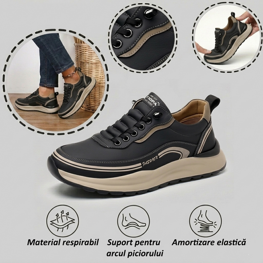⏰70% reducere astăzi - Nu ratați! Pantofi ortopedici cu design ergonomic, impermeabili și antiderapanți, confecționați manual din piele premium. 👞