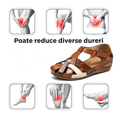 🔥Sandale ortopedice ergonomice — cu suport pentru arcul plantar pentru ameliorarea durerii de picior, stabilizarea călcâiului și reducerea instabilității la mers