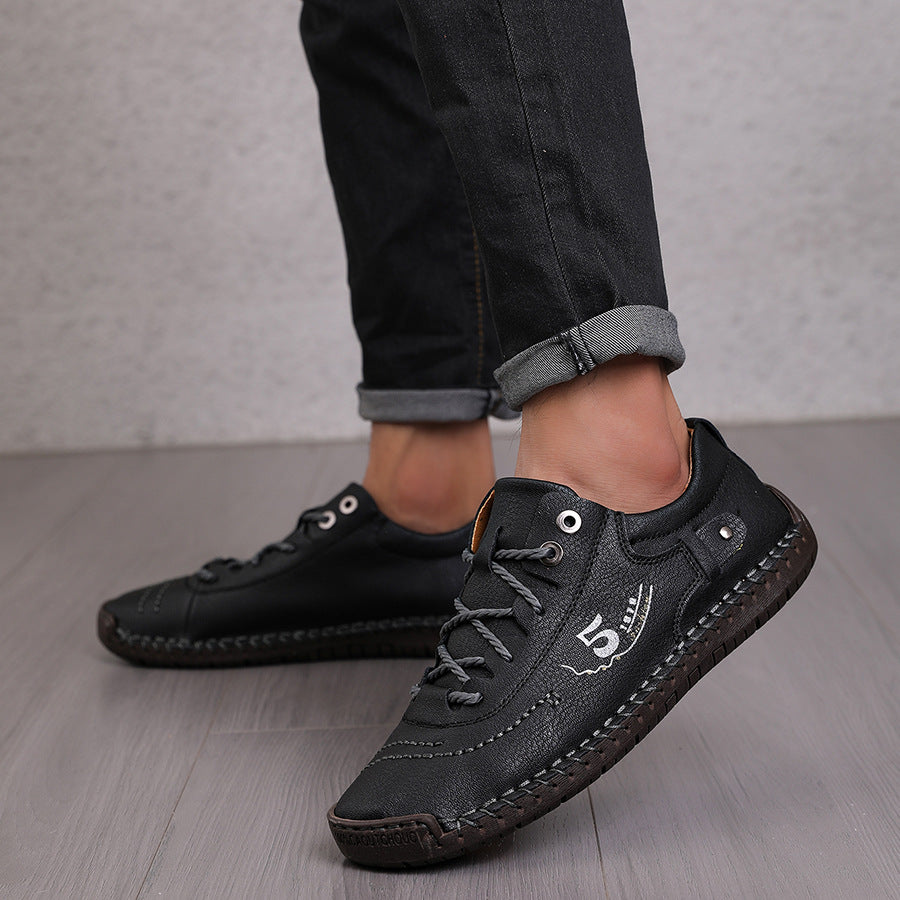 【🔥50% reducere astăzi - nu o ratați】 Pantofi ortopedici cu design ergonomic - piele de înaltă calitate + cusut manual 👞