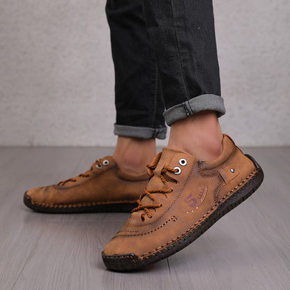 【🔥50% reducere astăzi - nu o ratați】 Pantofi ortopedici cu design ergonomic - piele de înaltă calitate + cusut manual 👞