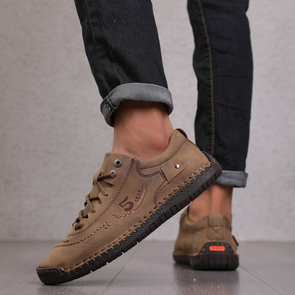 【🔥50% reducere astăzi - nu o ratați】 Pantofi ortopedici cu design ergonomic - piele de înaltă calitate + cusut manual 👞