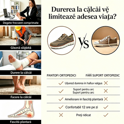 🔥 Oferta specială de azi: 50% reducere! ⏰ Mocasini respirabili și antiderapanți! Cu suport pentru bolta plantară și talpă intermediară amortizată, spune adio durerilor de picioare.