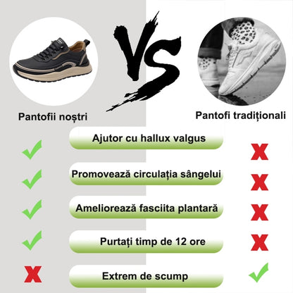 ⏰70% reducere astăzi - Nu ratați! Pantofi ortopedici cu design ergonomic, impermeabili și antiderapanți, confecționați manual din piele premium. 👞
