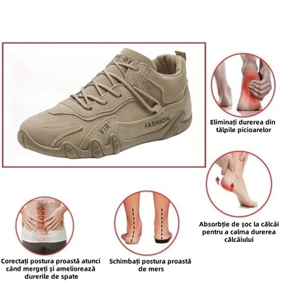 [⏰Timp limitat 50% reducere - de neratat] Pantofi ortopedici cu design ergonomic - piele de inalta calitate + cusaturi de mana 👞