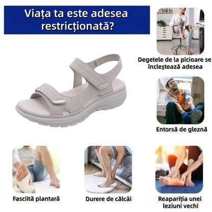 ⏰Ultima zi cu reducere de 70% - Nu rata ocazia!✅️Sandale confortabile cu suport pentru bolta plantară - Design ergonomic