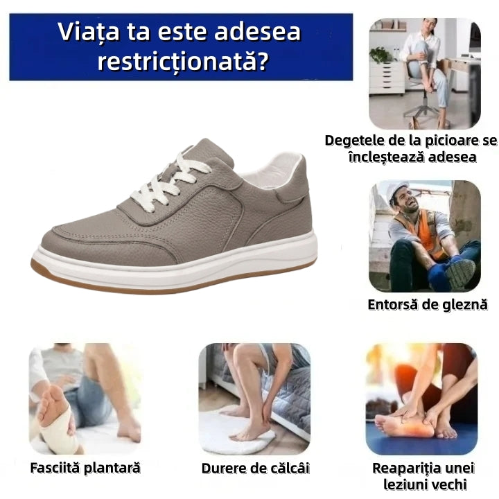 ⏰70% reducere astăzi - Nu ratați! 👞 Pantofi ortopedici din piele de vacă cu design nou, moi și confortabili, impermeabili și antiderapanți 🦶 Ameliorează durerile de picioare