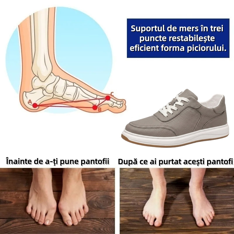 ⏰70% reducere astăzi - Nu ratați! 👞 Pantofi ortopedici din piele de vacă cu design nou, moi și confortabili, impermeabili și antiderapanți 🦶 Ameliorează durerile de picioare