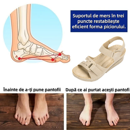 ⏰Ultima zi cu reducere de 70% - Nu rata ocazia!✅️Sandale confortabile cu suport pentru bolta plantară - Design ergonomic