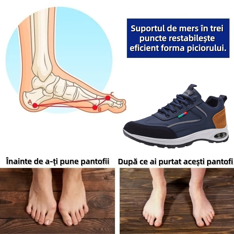 🔷70% reducere astăzi - Nu ratați! ⬛ Pantofi ortopedici nou concepuți, moi și confortabili, impermeabili și antiderapanți 🦶 Ameliorează durerile de picioare