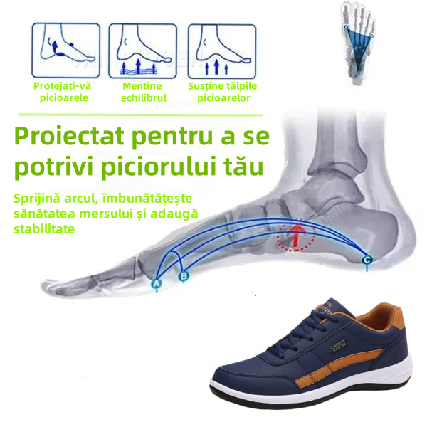 【🎁 50% reducere astăzi - nu o ratați】 Pantofi ortopedici cu design ergonomic - scăpați de durerile de picioare