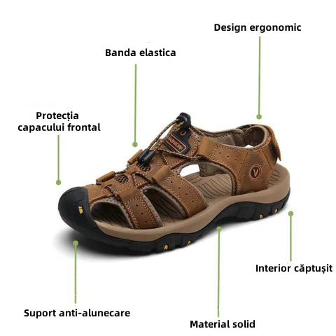 🎁50% reducere la noile sosiri pentru o perioadă limitată - Se încheie în curând ⏰ Sandale de exterior pentru bărbați - Protecție perfectă pentru picioare - Design ergonomic